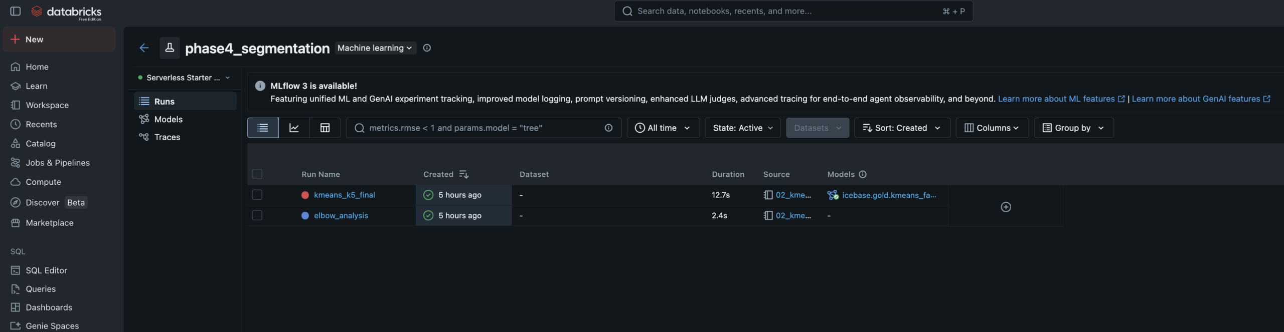 MLflow Experiments